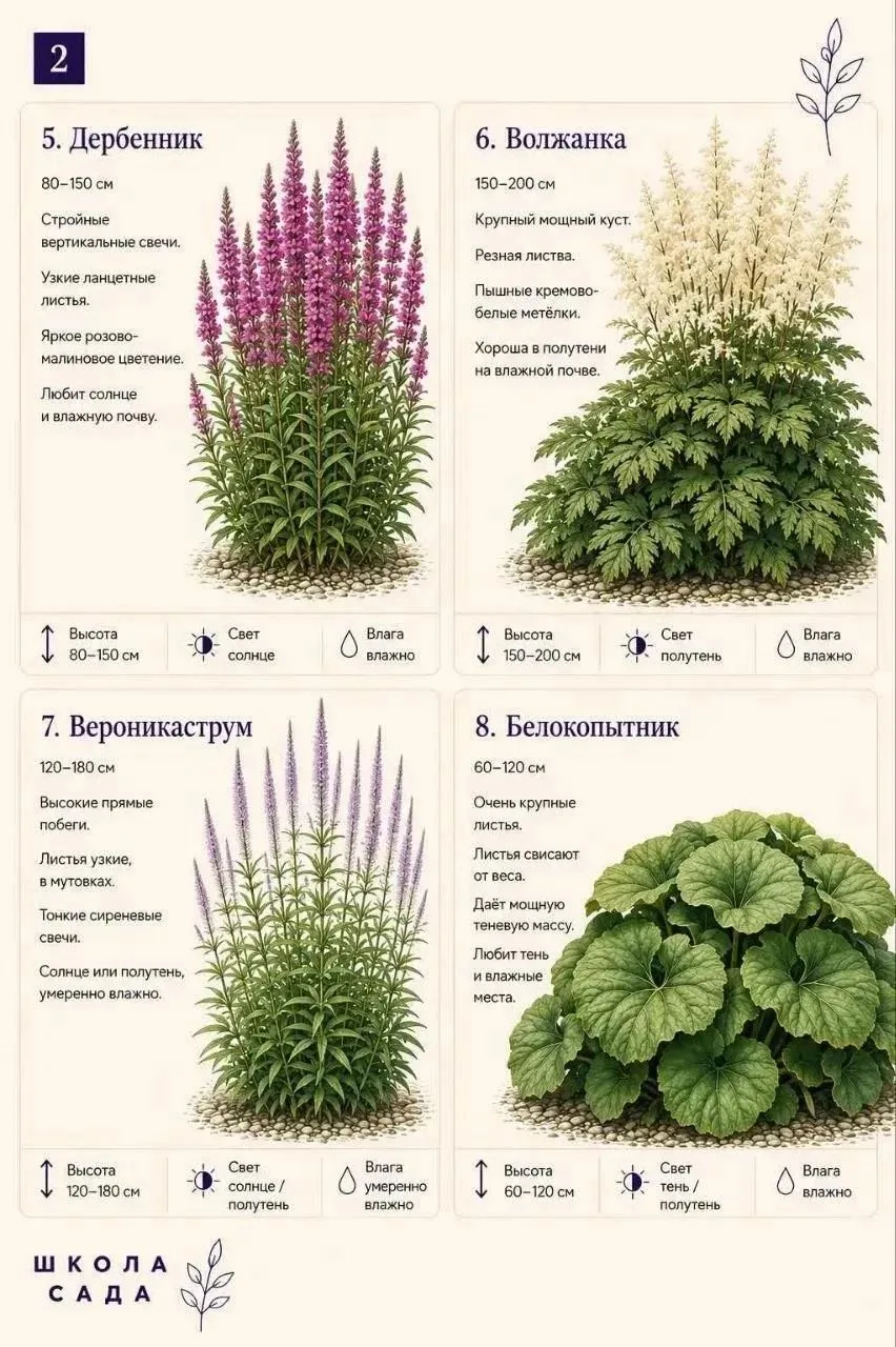 16 растений, которые быстро дают ощущение "взрослого сада🌿🌿🌿