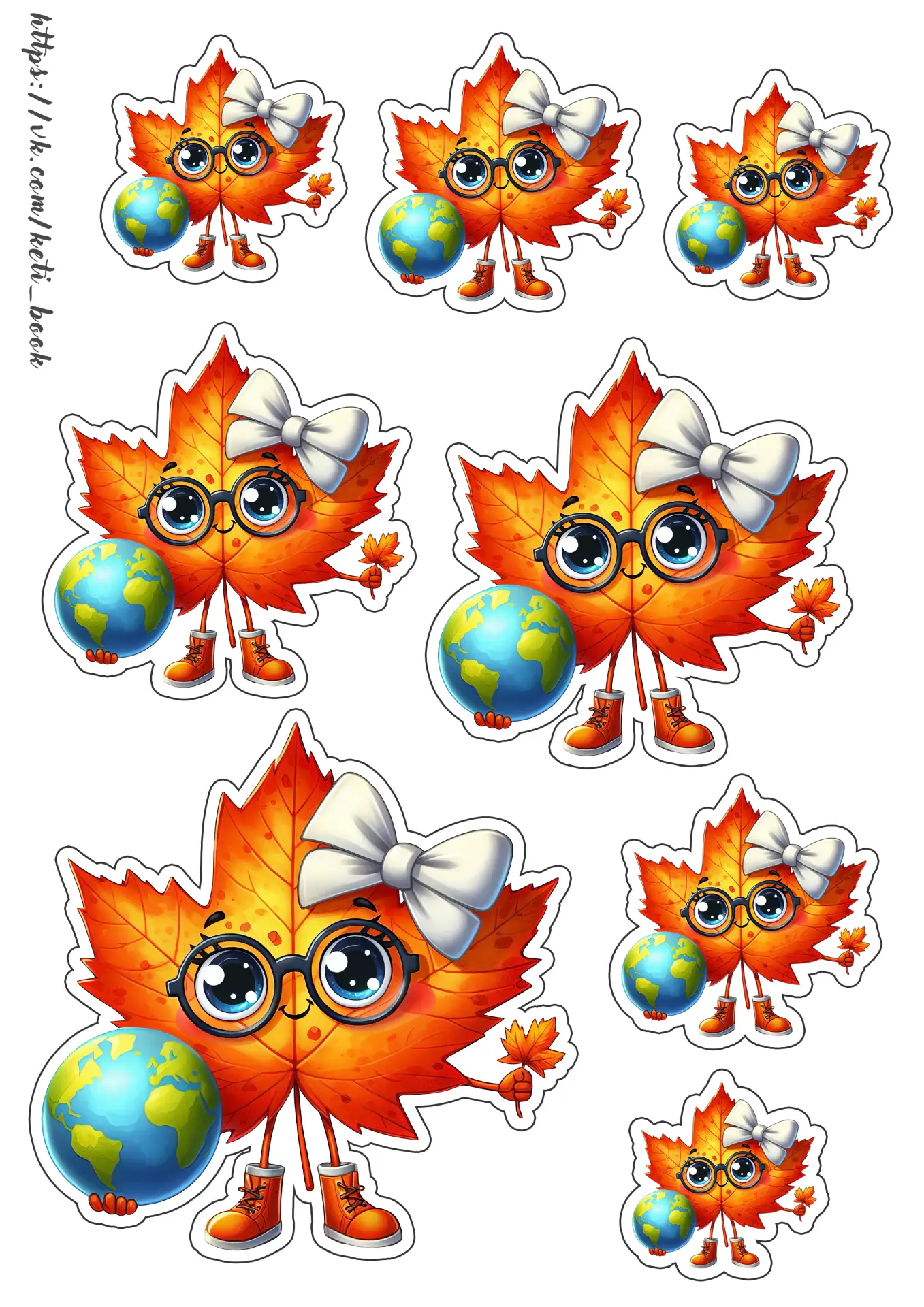 🍁 ЛИСТОЧКИ КО ДНЮ ЗНАНИЙ 💜