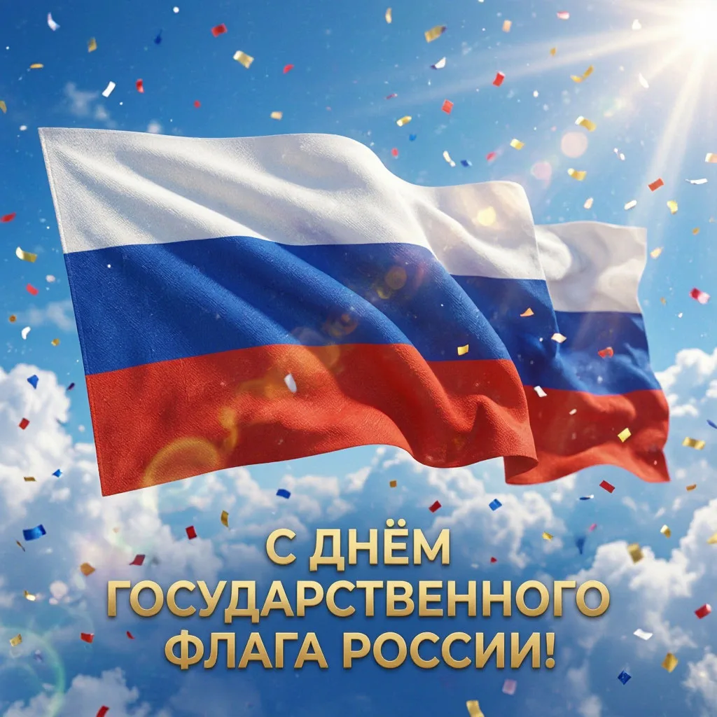 🎉 С Днём Государственного флага Российской Федерации! 🇷🇺