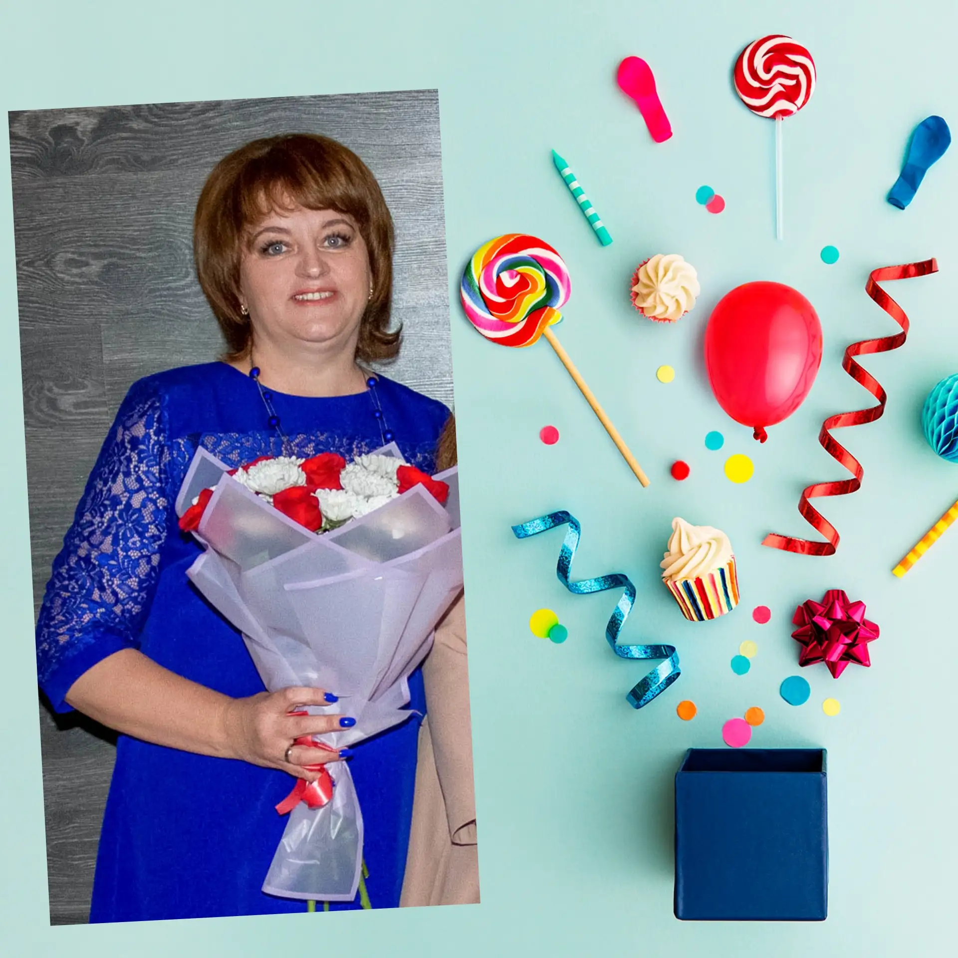 Наш дружный коллектив от всей души поздравляет Вас с юбилеем!