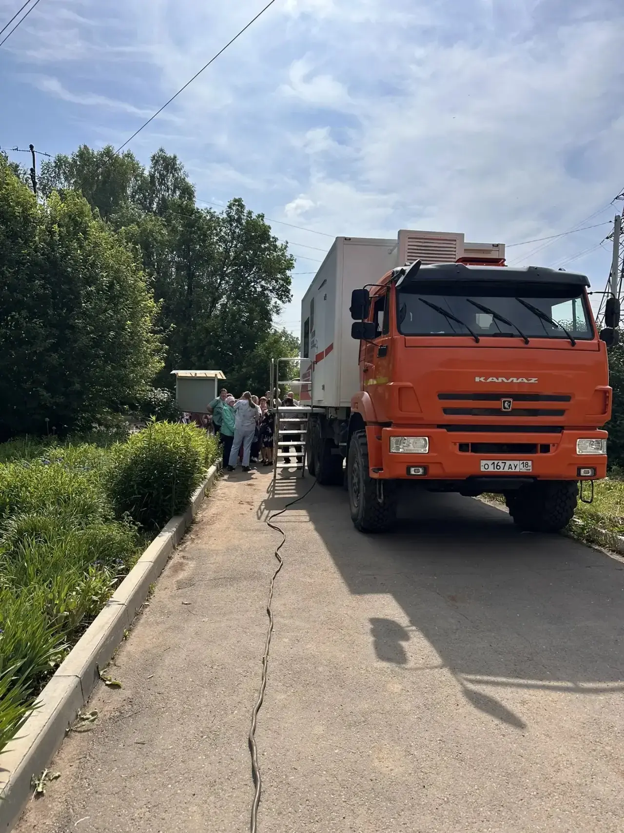 🚑 16.06.2026г. Комплекс передвижной медицинский работал на территории Сарапульского района в п. Ура