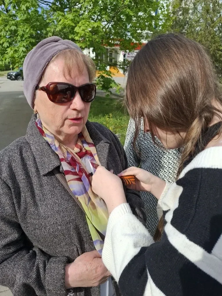 АКЦИЯ "ГЕОРГИЕВСКАЯ ЛЕНТОЧКА"В преддверии празднования Дня Победы стартовала Всероссийская акция "Ге