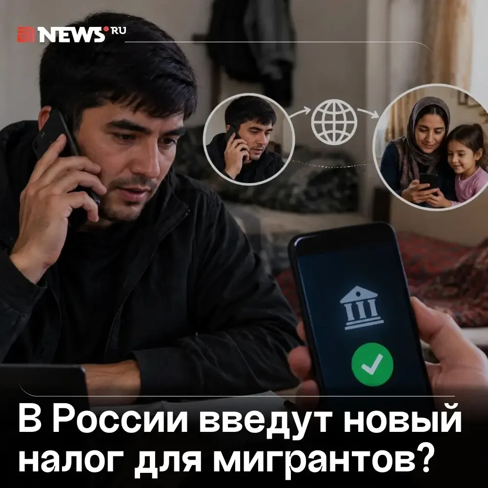 Налог для мигрантов за денежные переводы за рубеж предложили ввести в Госдуме.