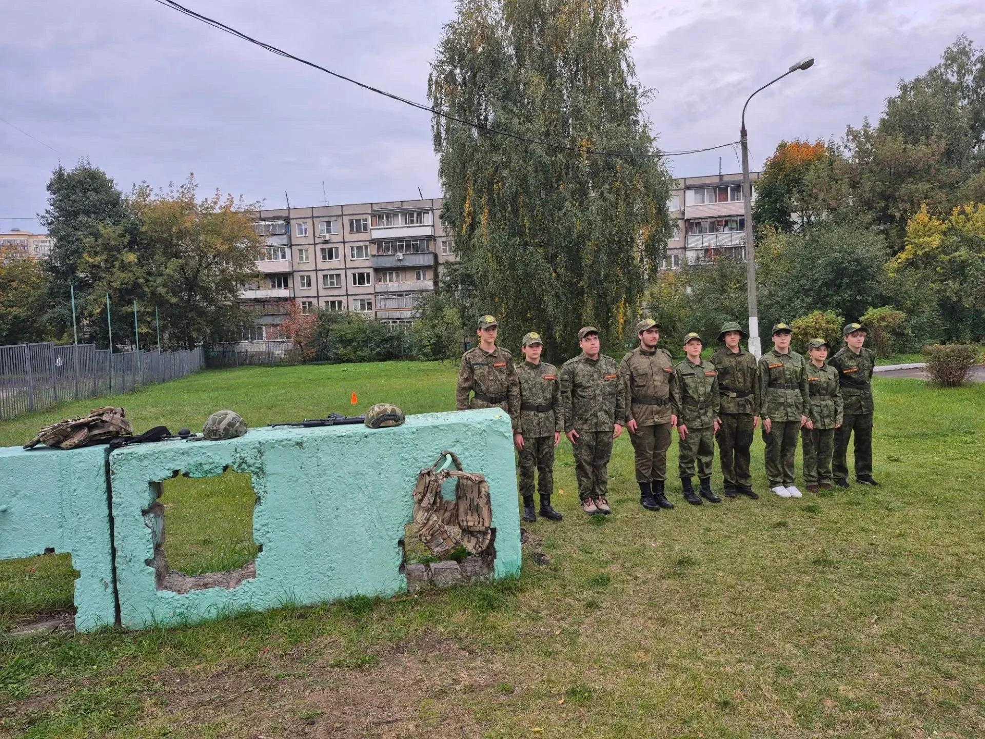 Воспитанники клуба «Воинская дружина» прошли полосу препятствий в Люберцах