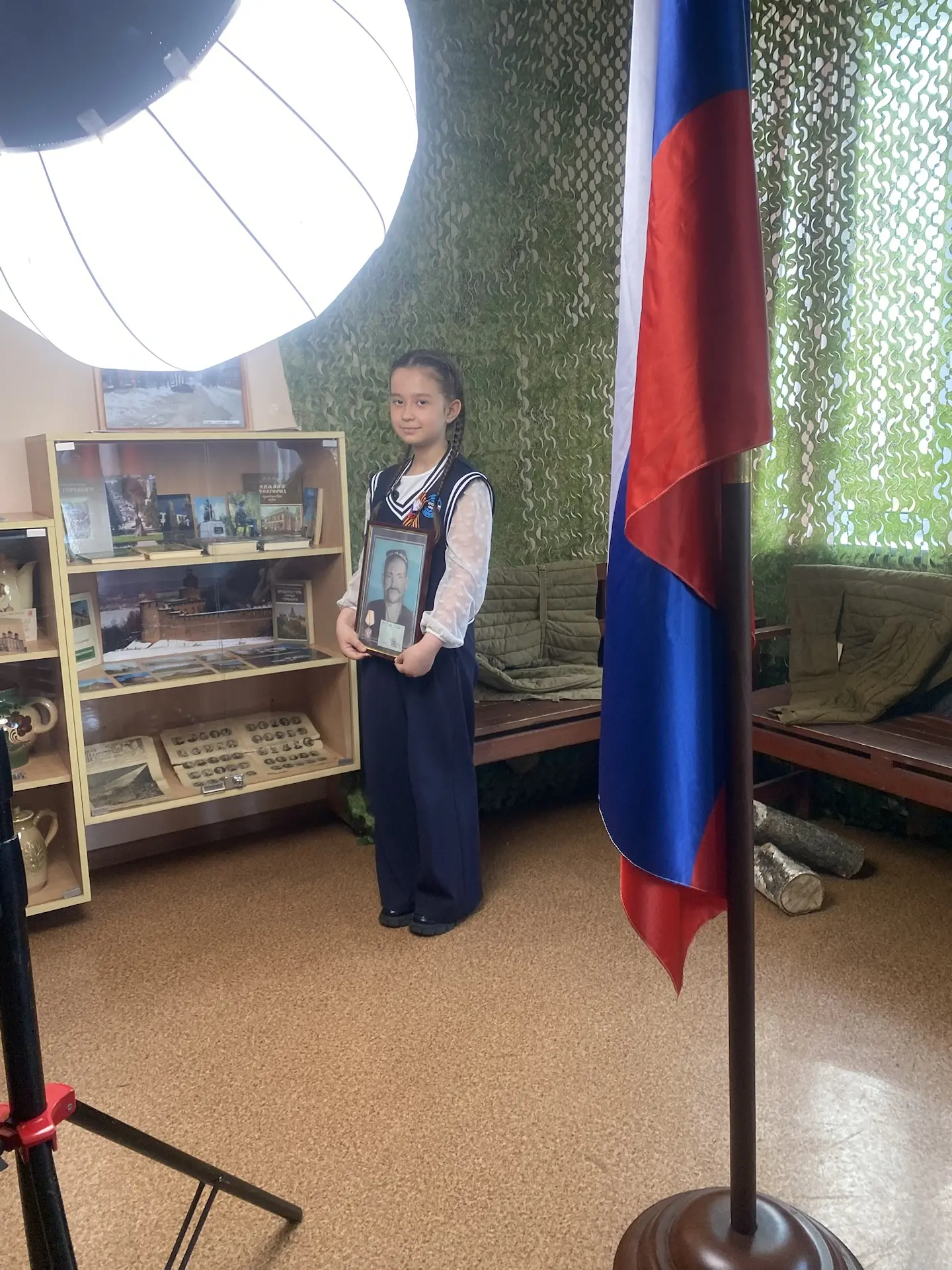 🌟 Сегодня в нашей школе прошли съёмки патриотического медиапроекта «Герои Победы — гер...