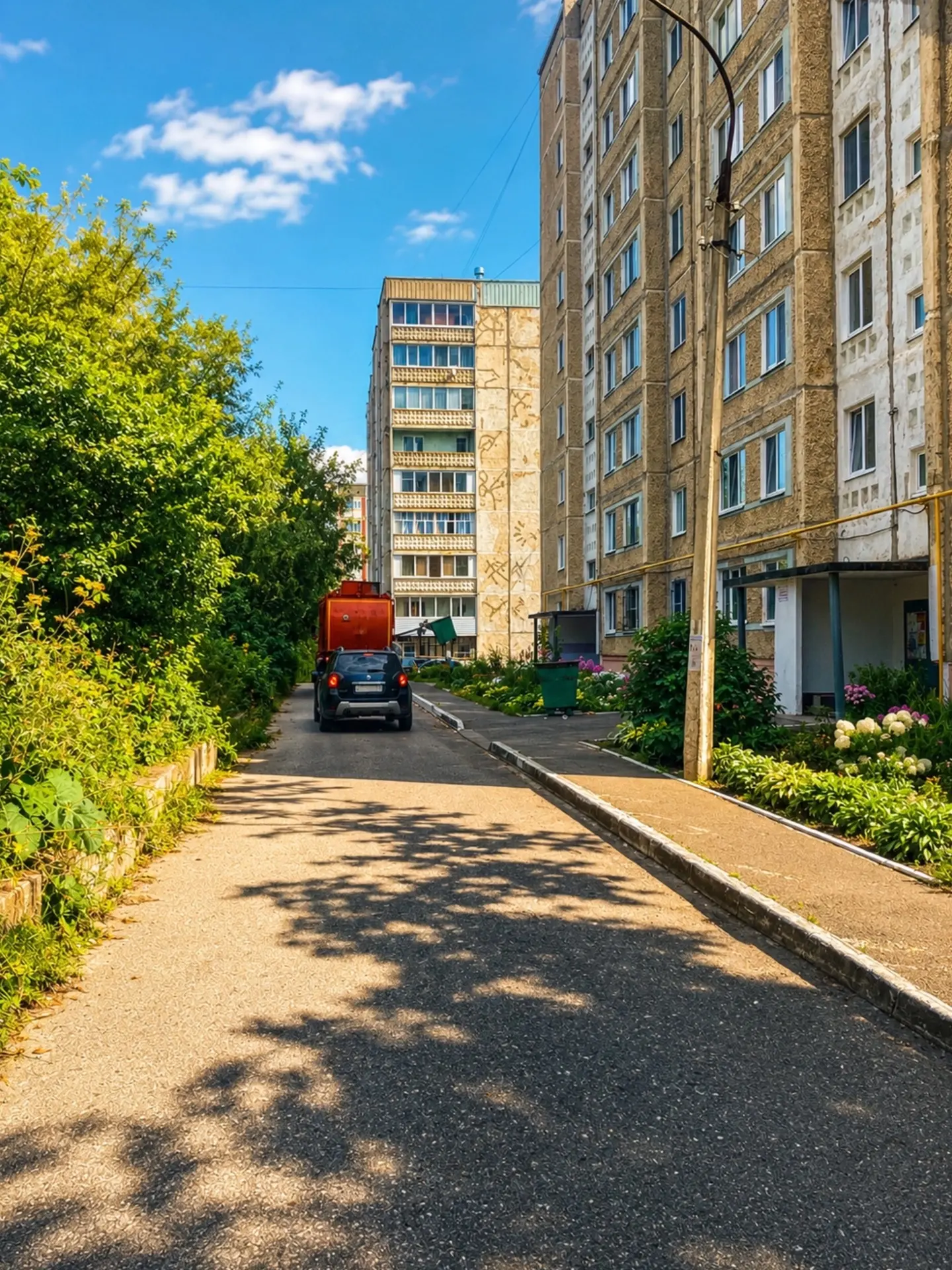 🚛 Березники, из-за одной машины, брошенной прямо возле подъезда, мусоровоз не смог под...