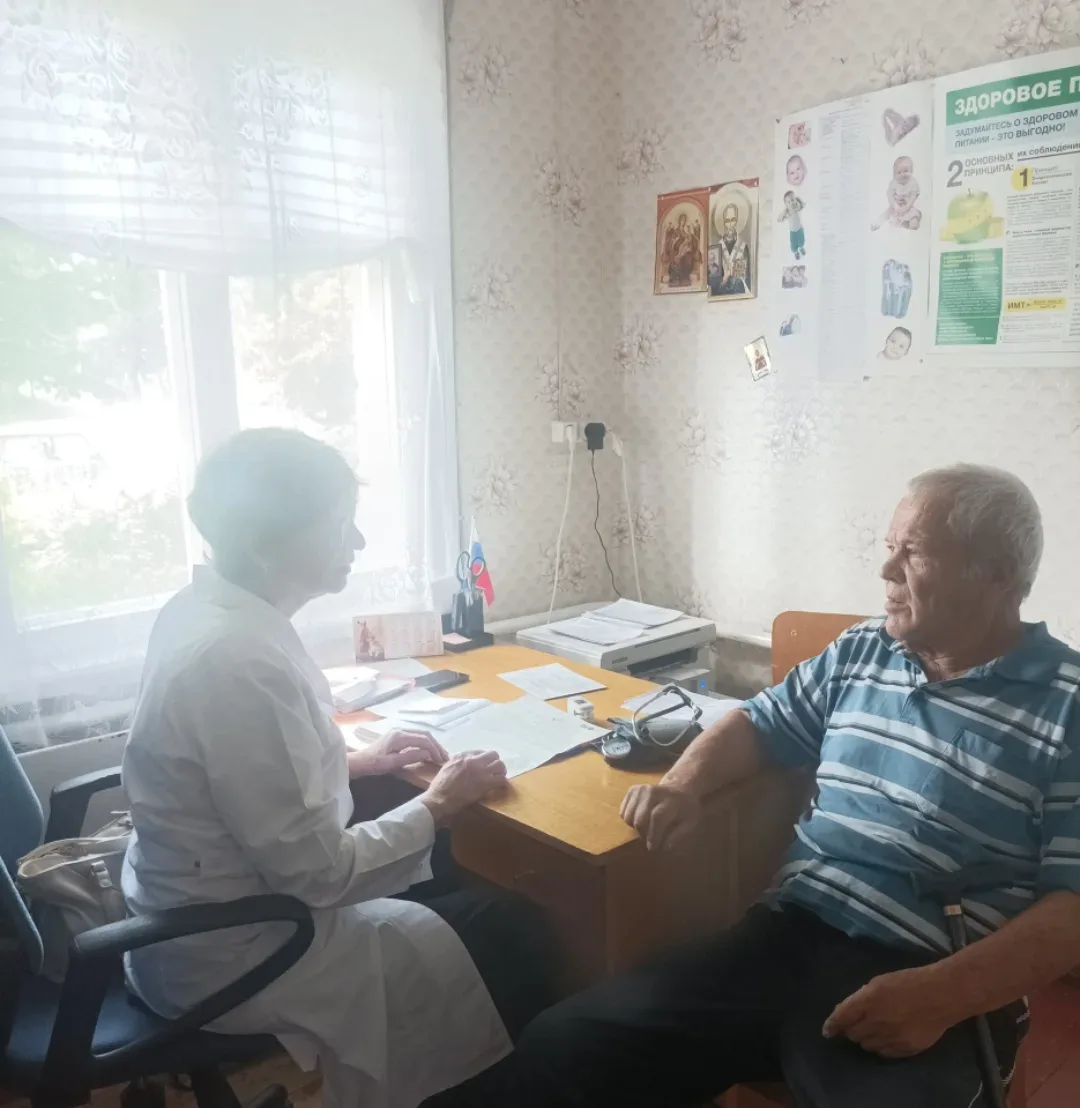 22 июля Специалисты ОБУЗ «Обоянской ЦРБ» организовали выезд в село Косиново, чтобы позаботиться о зд