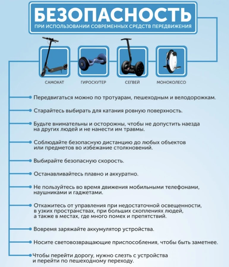 ❗️Главное правило безопасности при катании на велосипеде и любом современном средстве передвижения☝️