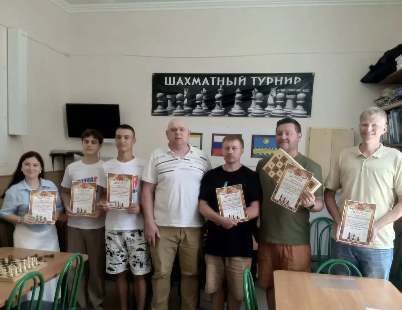 Общество слепых и МБУ ДО СШ № 2 им. А. П. Осачука организовали матчевую встречу по шахматам в рамках