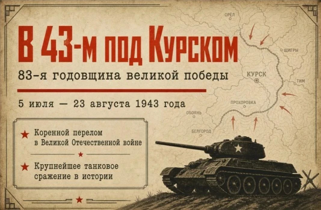 23 августа — День воинской славы России - День окончания Курской битвы