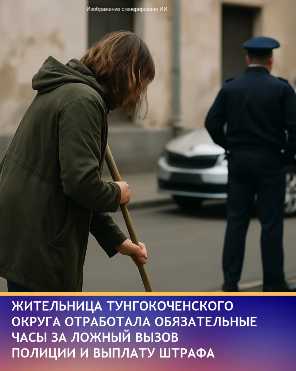 Жительница Тунгокоченского округа получила штраф в тысячу рублей за ложный вызов полици...