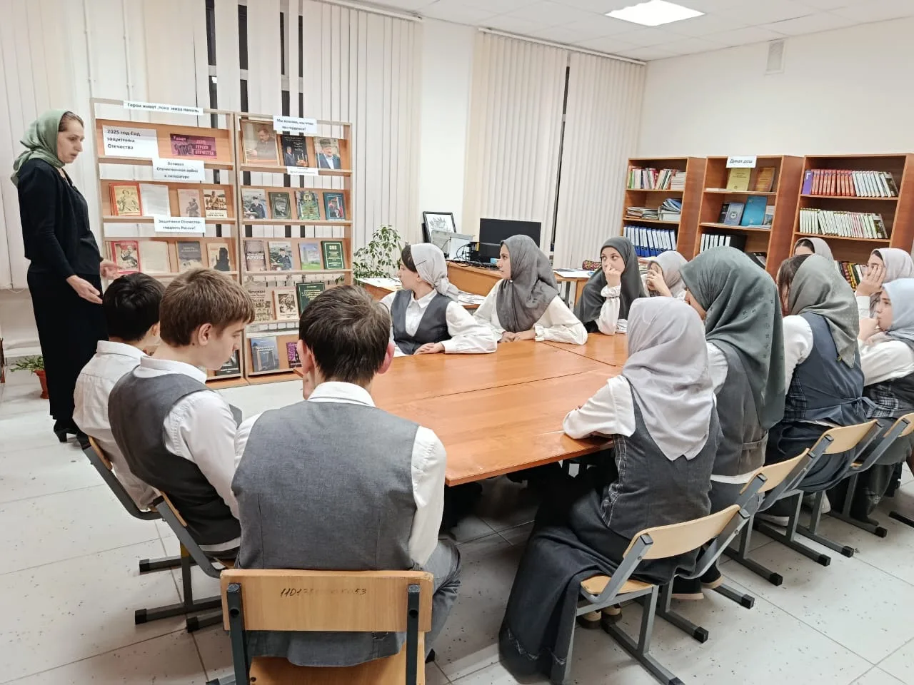 В рамках исполнения плана мероприятий, приуроченных Году Защитника Отечества в МБОУ "СОШ № 33" г. Гр