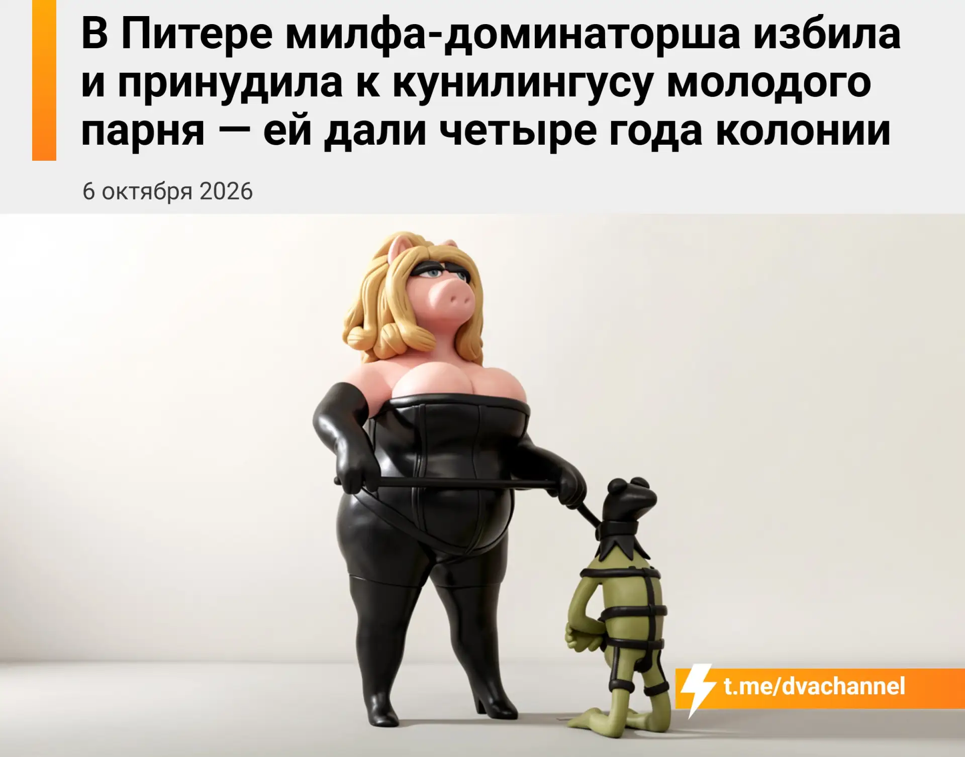 В Питере доминатрикс получила 4 года и 1 месяц колонии за принуждение парня к куннилинг...