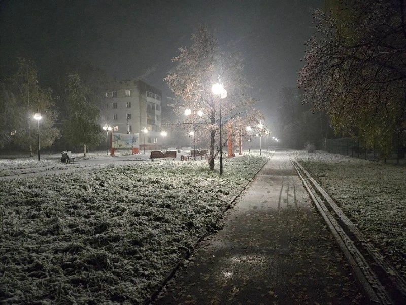 Первый снег выпал в Салде, Арамили и Берёзовском. ❄️