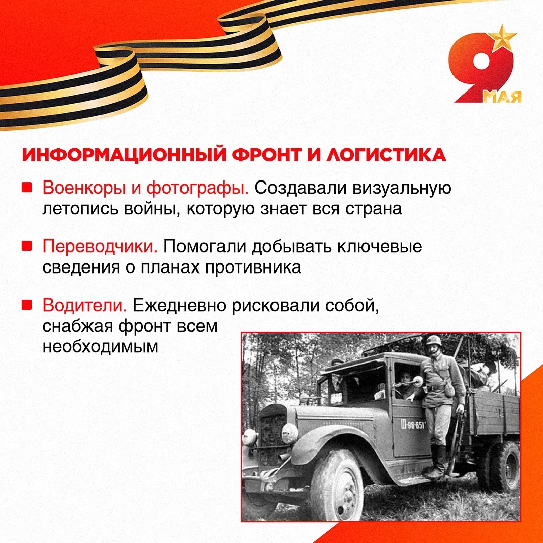 🎗У подвига нет одной-единственной профессии  Победа ковалась не только силой оружия, но и силой чело