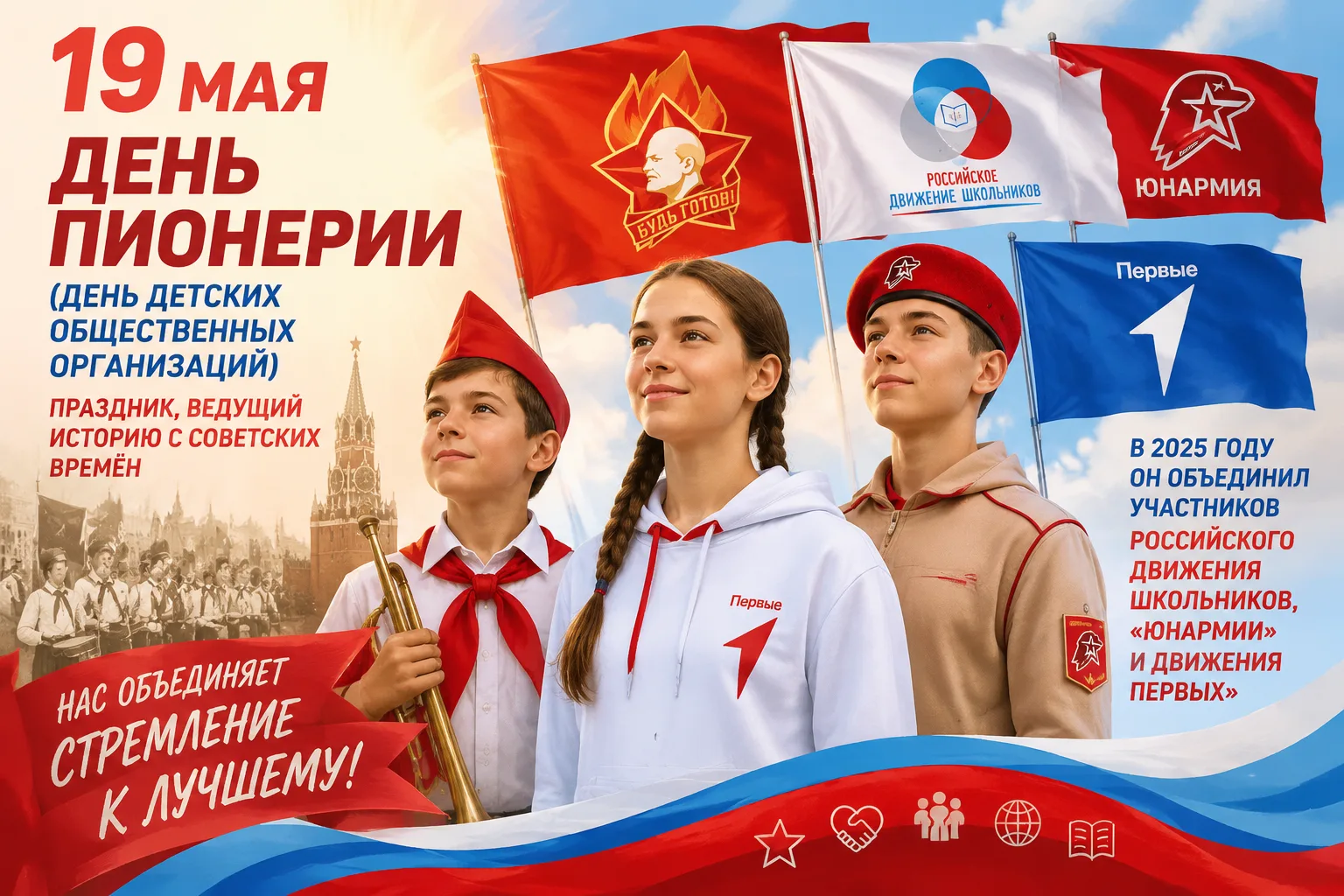 Вроде б пионеров нет,