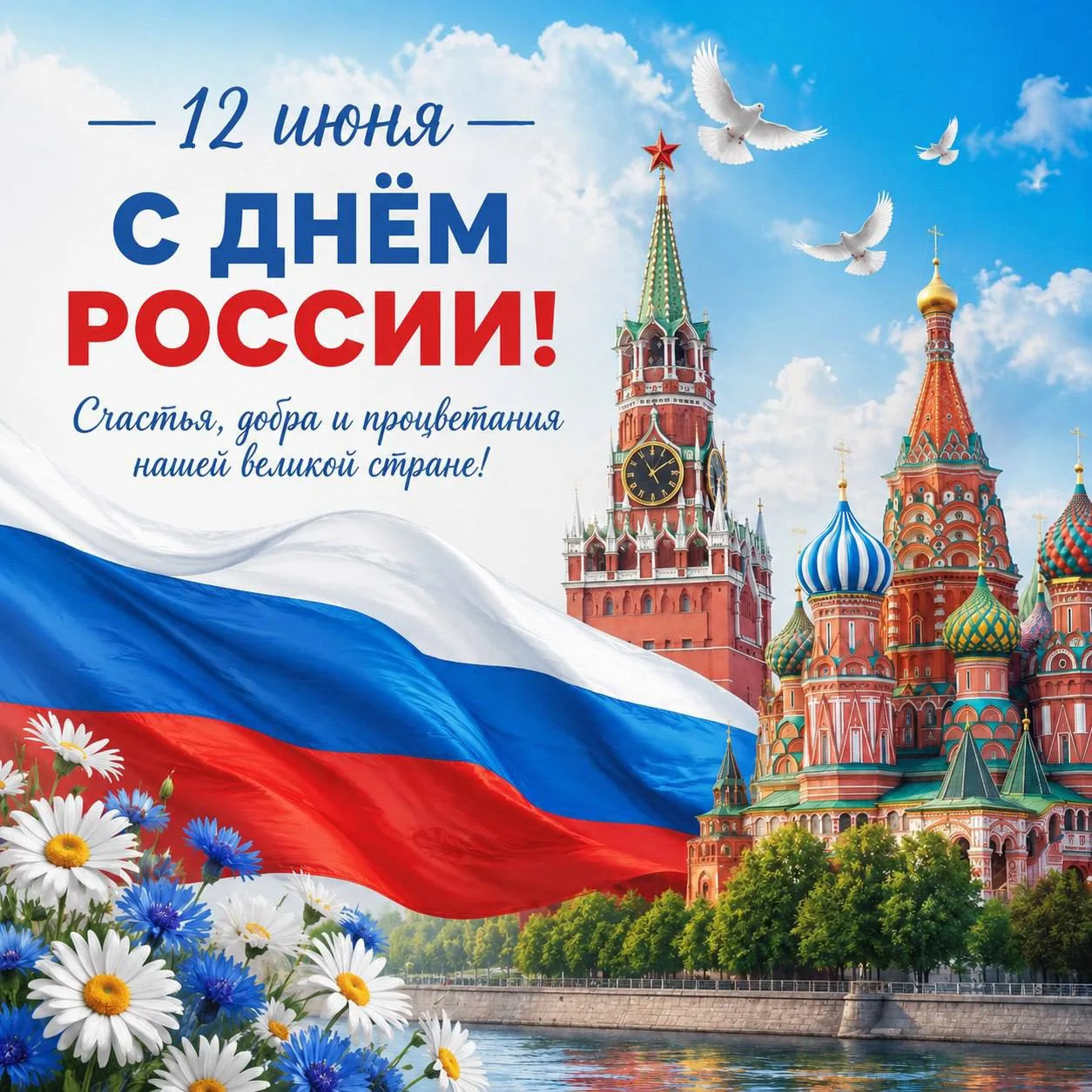 С Днём России! 🇷🇺

Россия – это не просто страна на карте. Это наш общий дом, где говорят на одном
