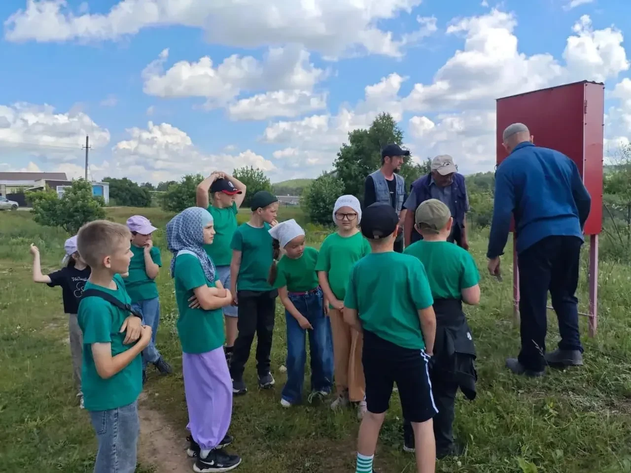 🚒👧👦 Камышлы авылында балалар өчен янгын куркынычсызлыгы буенча танып-белү чарасы оеш...