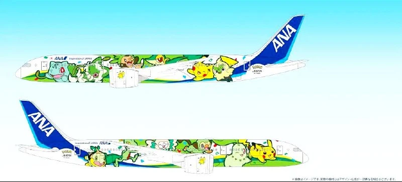 ✈️ANA запустит международные рейсы на Покемон-самолёте.