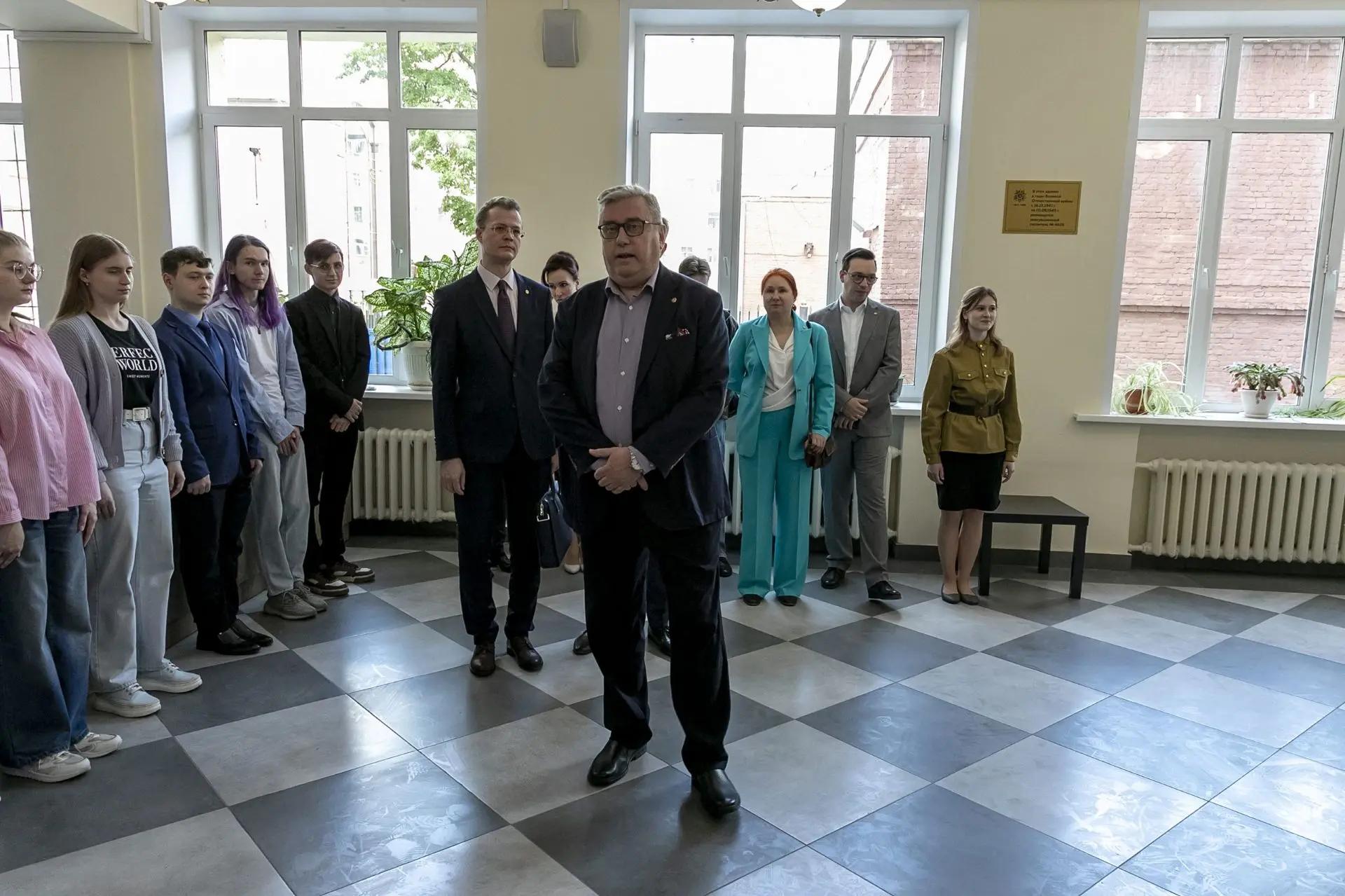 ⭐ Ректор Алексей Лубков открыл памятную доску, посвящённую эвакуационному госпиталю в з...