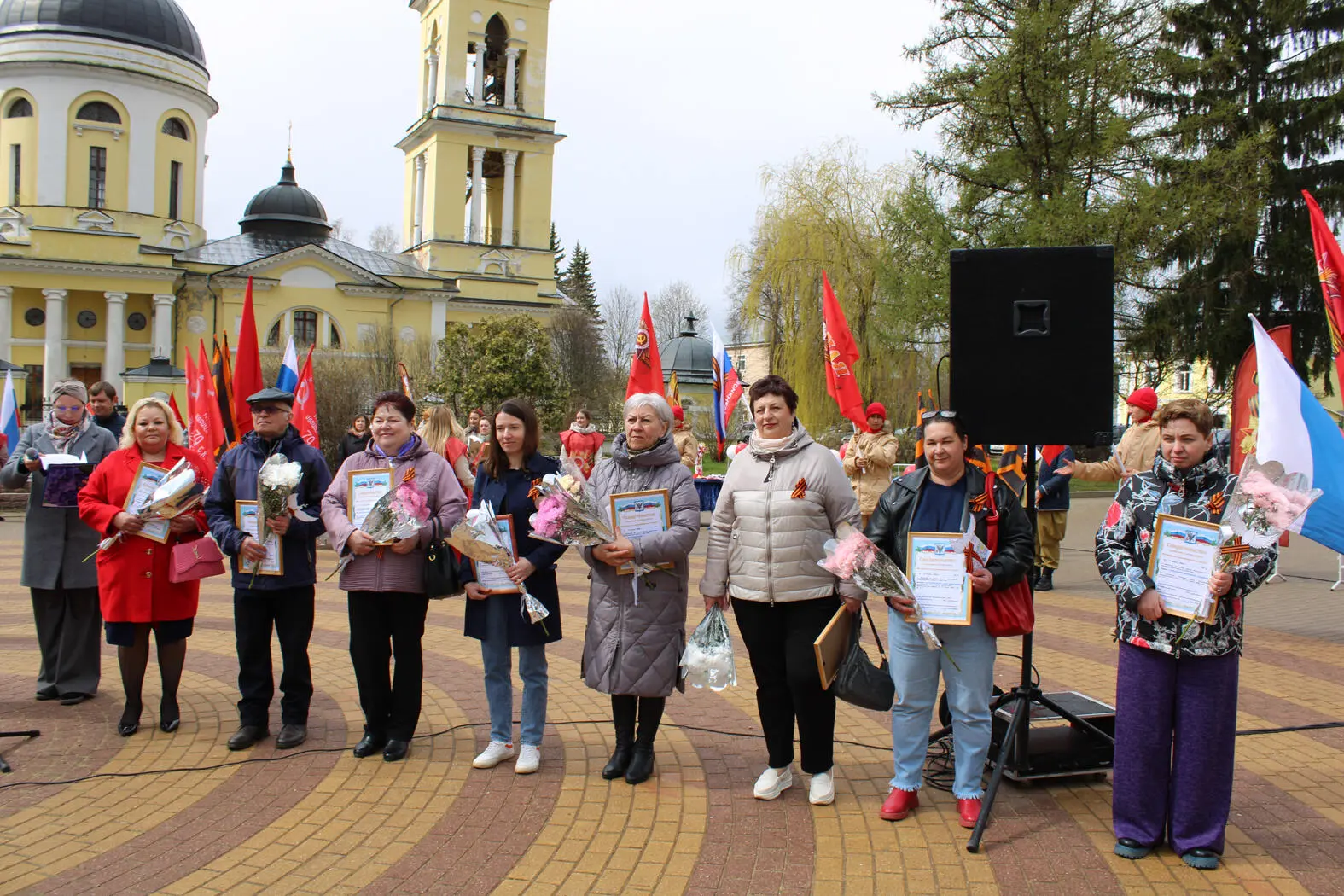 ❗30 апреля в Мосальске состоялось открытие  Доски почета.