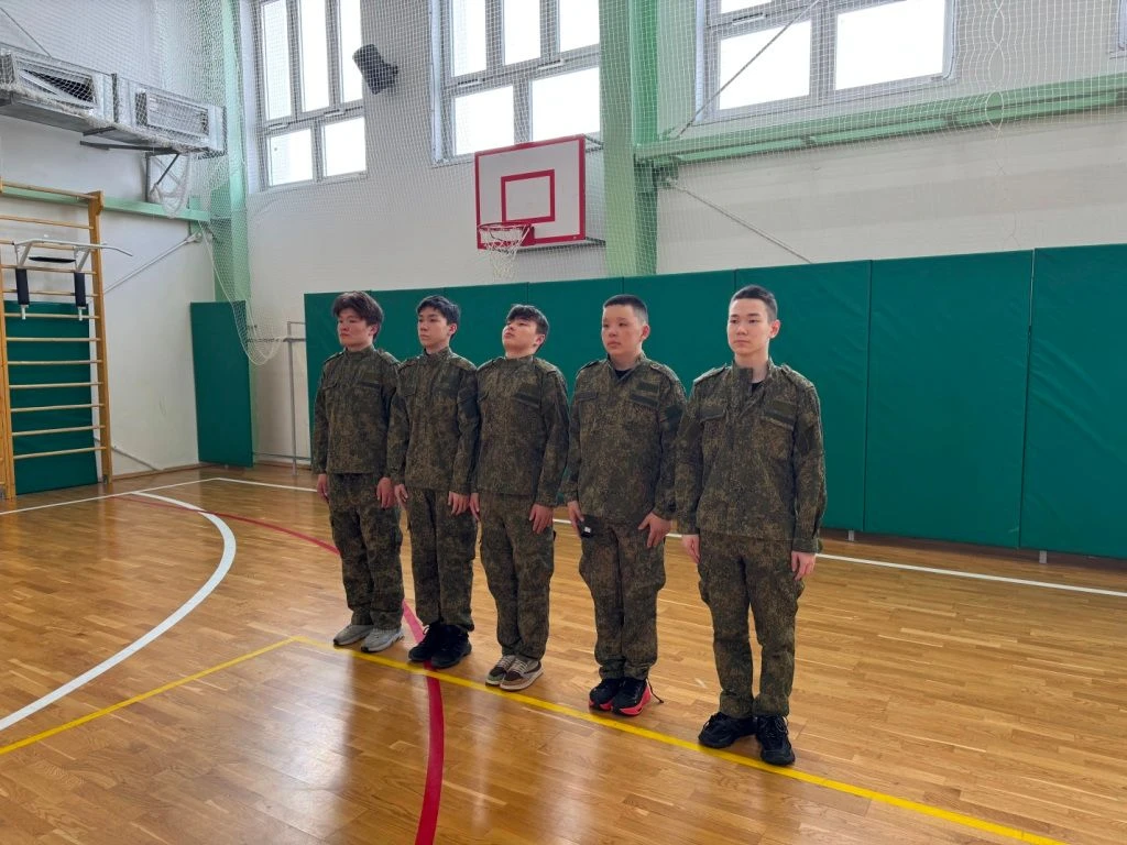 В школе стартовали учебные сборы по основам военной подготовки