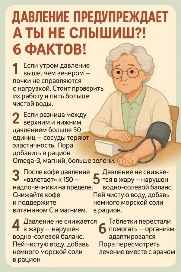 О чем сигнализирует повышенное давление?