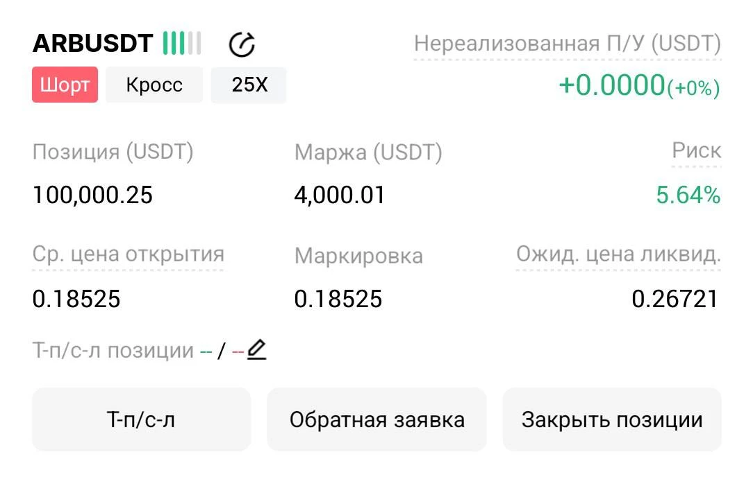 ARB SHORT x25