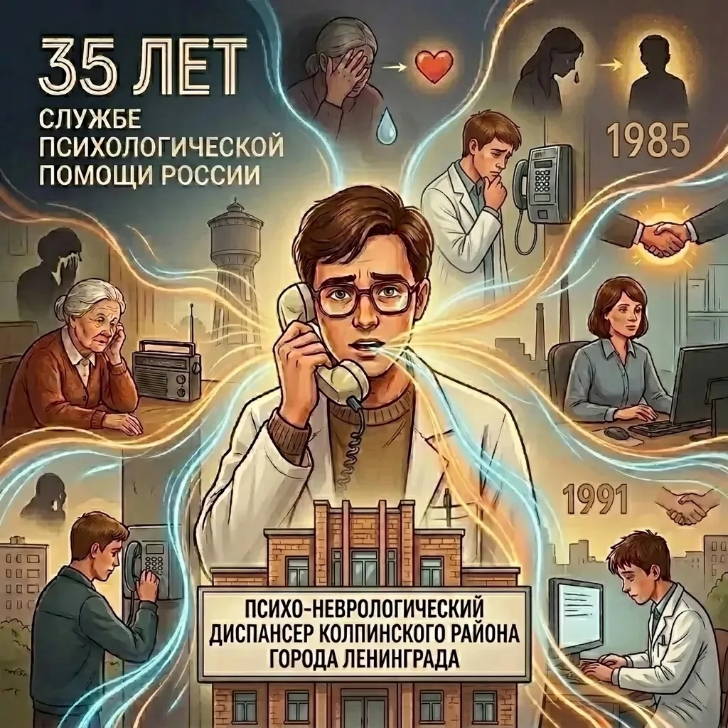 Голос, который спасает жизни: как молодой Колпинский психиатр научил всю страну слышать...