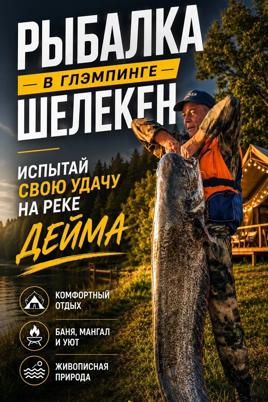 🎣 ТРОФЕЙНАЯ РЫБАЛКА В ШЕЛЕКЕН! ГЛЭМПИНГ ШЕЛЕКЕН |ПОЛЕССК| КАЛИНИНГРАД