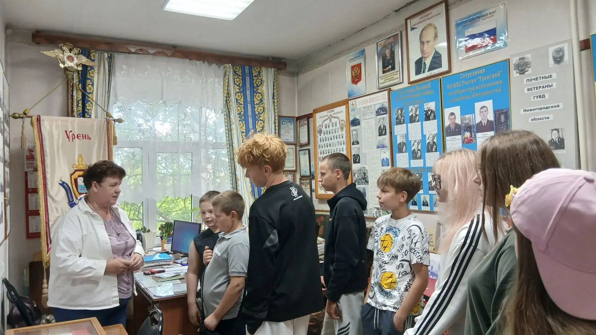 ✅В рамках патриотического воспитания для детей организована познавательная экскурсия в музей МО МВД 