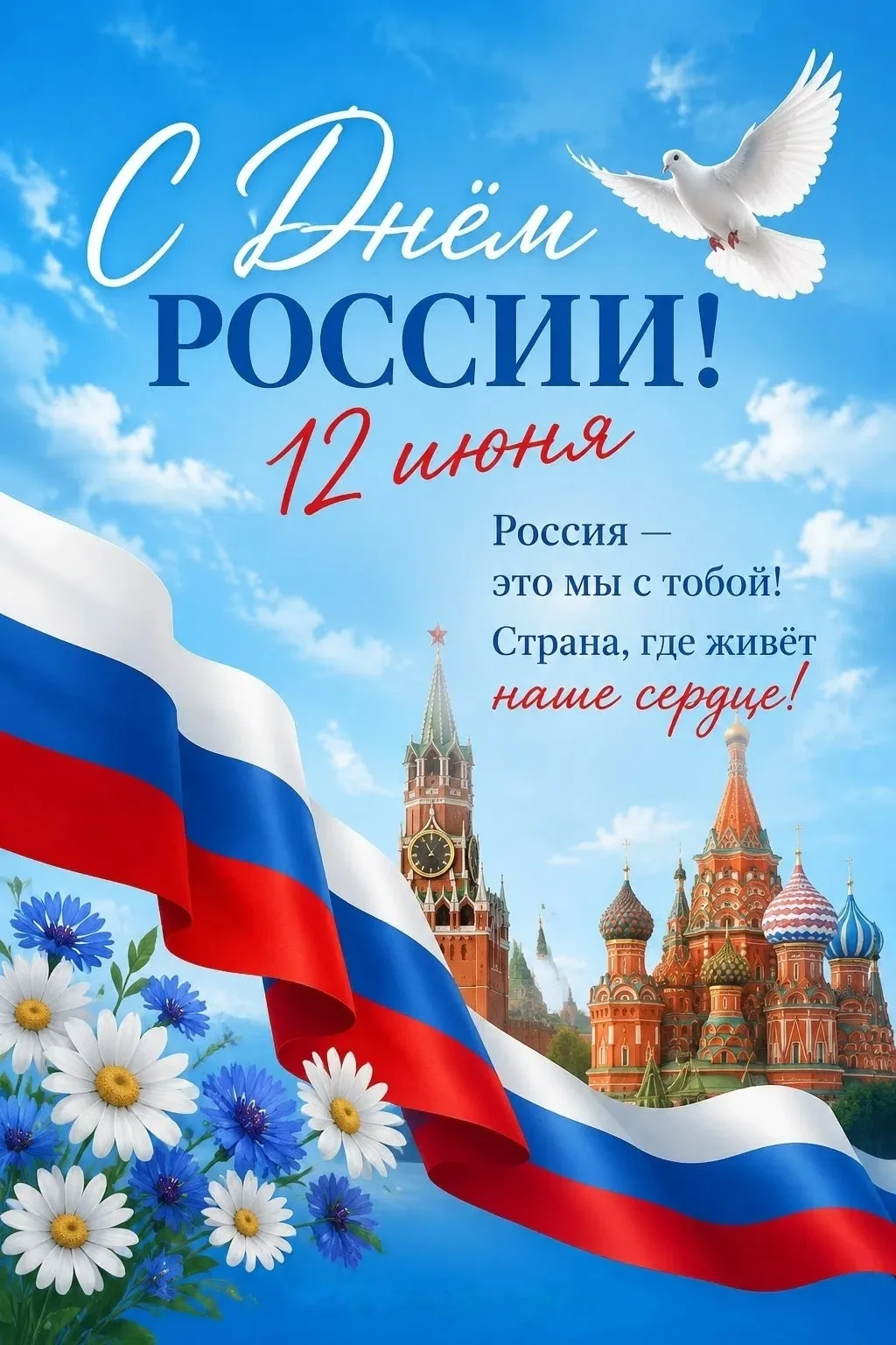 С Днём России! 🇷🇺

Сегодня мы отмечаем главный праздник нашей страны — символ национального единен