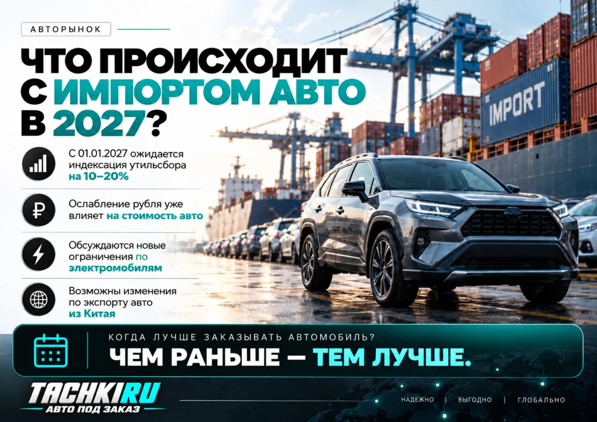 🚘 Что происходит с импортом автомобилей в 2027 году?