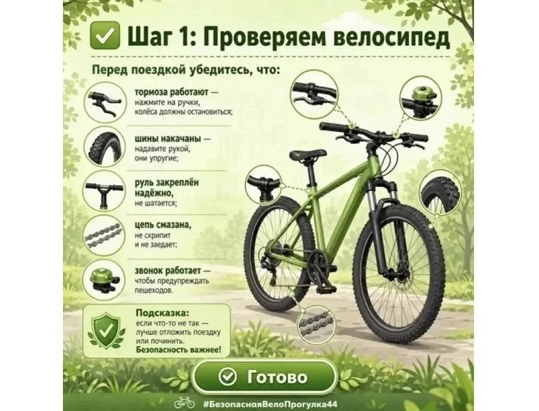 🚲 Крути педали безопасно!