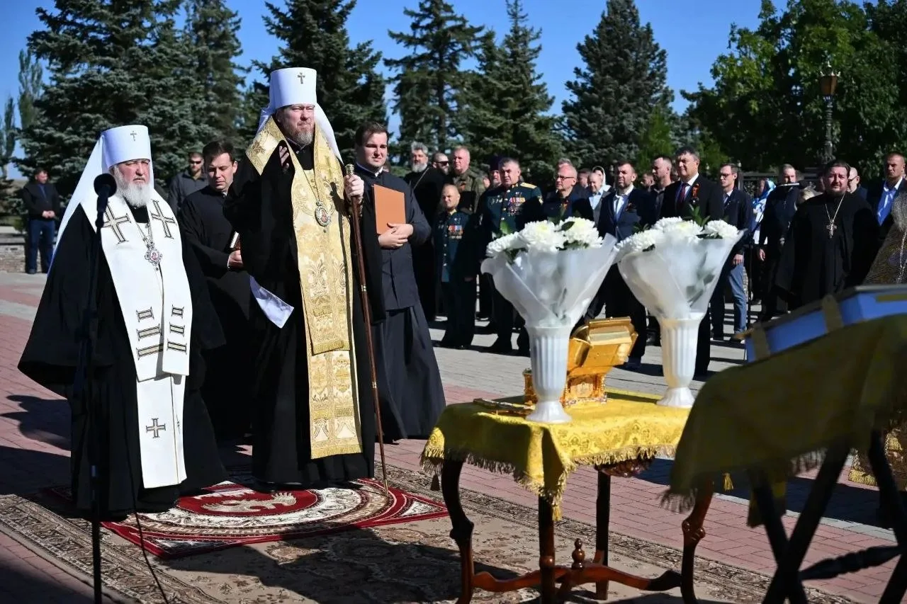 🙏 Мощи святого князя Дмитрия Донского прибыли в Донбасс