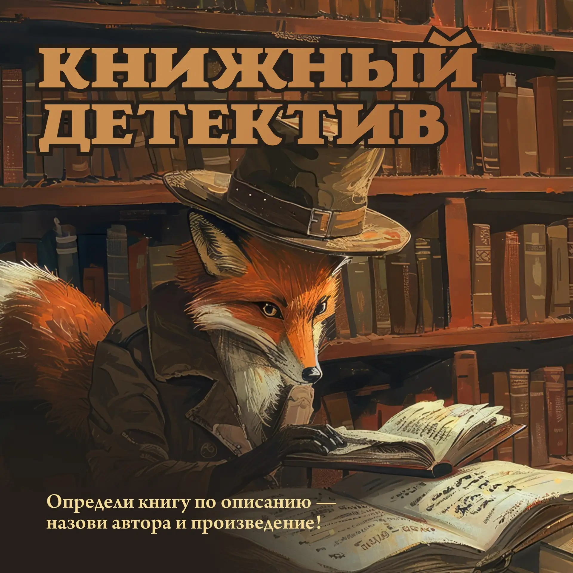 🕵🏻  Книжный детектив  

📖  Сегодня мы предлагаем вам ненадолго превратиться в литературных сыщико