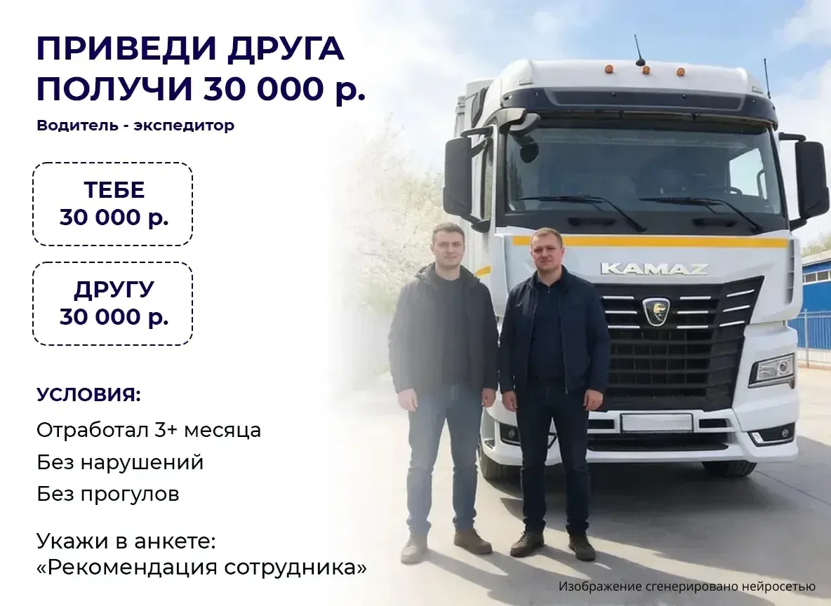 ПРИВЕДИ ДРУГА  - ПОЛУЧИ 30 000 РУБ.

🎁 Что получат оба:
✅ Ты — 30 000 ₽ за рекомендацию
✅ Друг — 30
