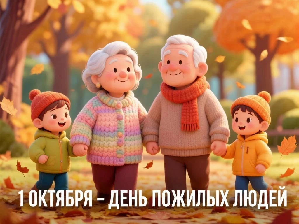 🍂 1 октября — День пожилых людей! 🧣