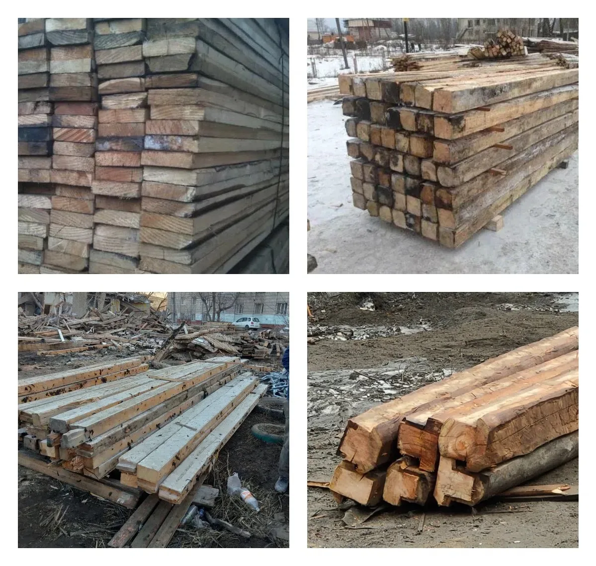 Продам сухой пиломатериал из сосны, Б/У. Дерево крепкое, чистое, без гнили и плесени.