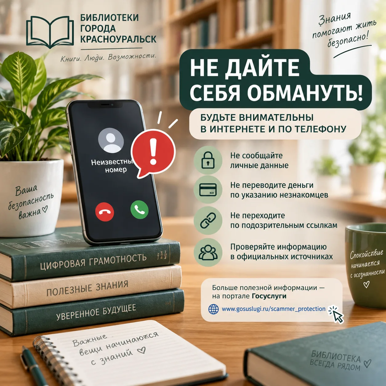 🔐 БЕЗОПАСНОСТЬ В ИНТЕРНЕТЕ: НЕ ДАЙТЕ СЕБЯ ОБМАНУТЬ