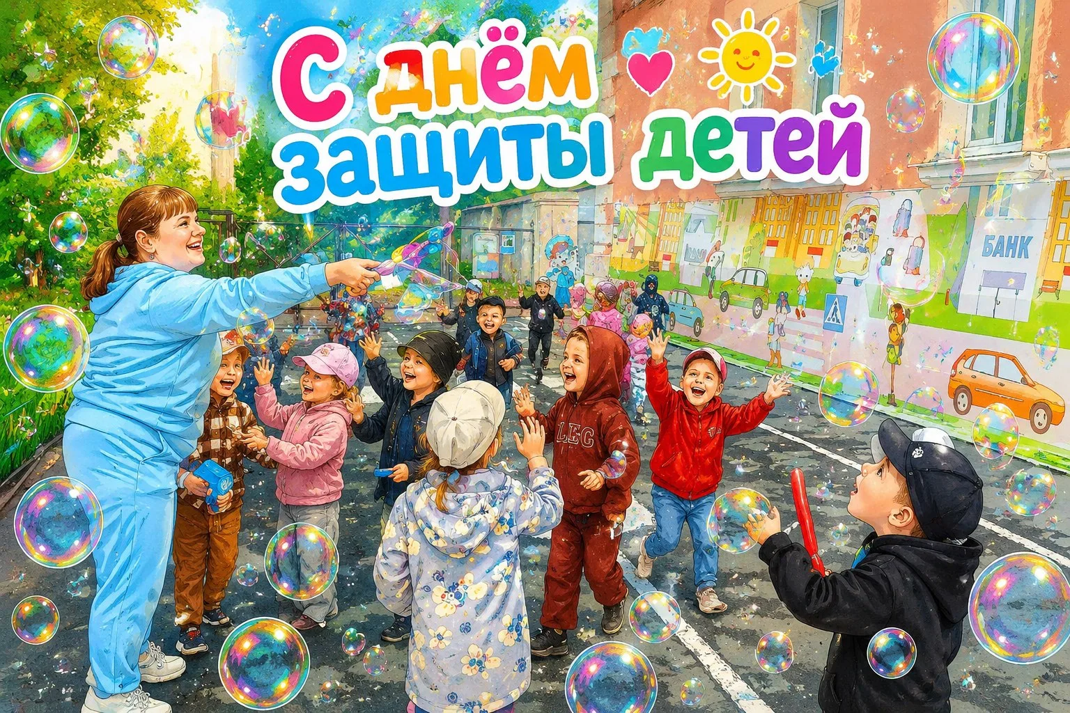 🫧 Праздник мыльных пузырей