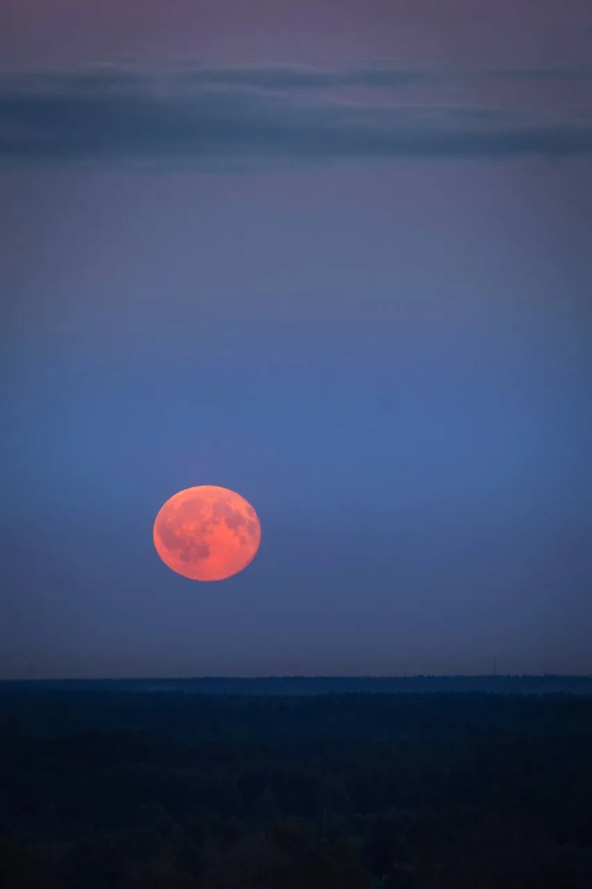 🌕«Кровавая» луна на Тверью. 28 августа