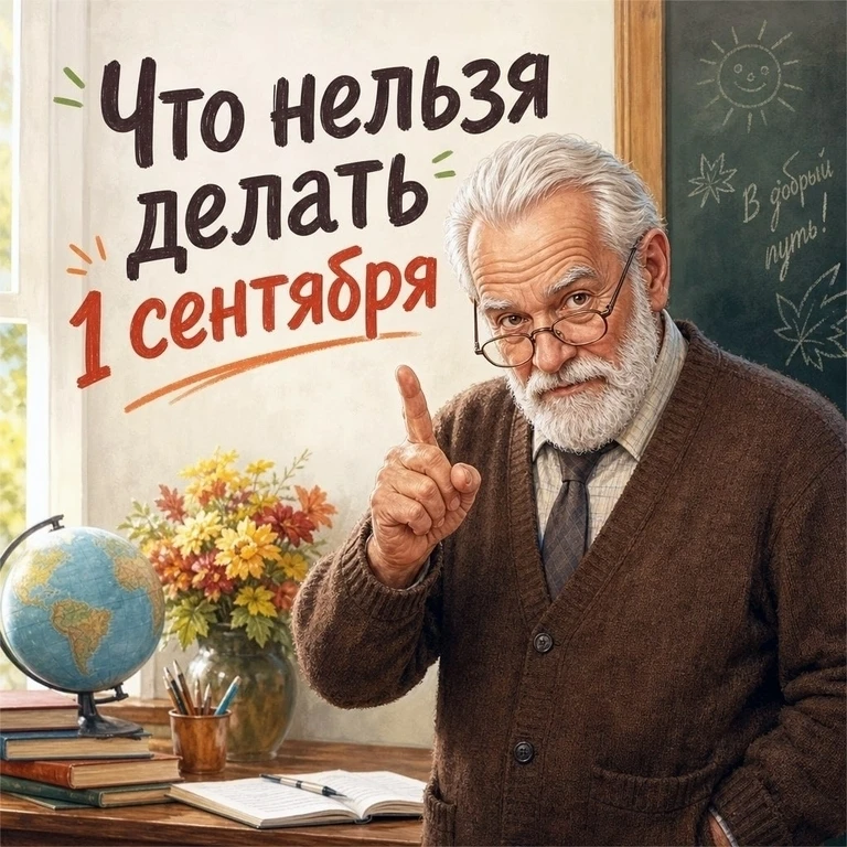 🚫 Что нельзя делать 1 сентября
