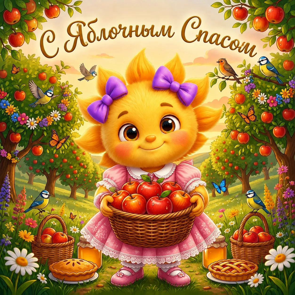 Дорогие родители, с Яблочным Спасом! 🍎✨