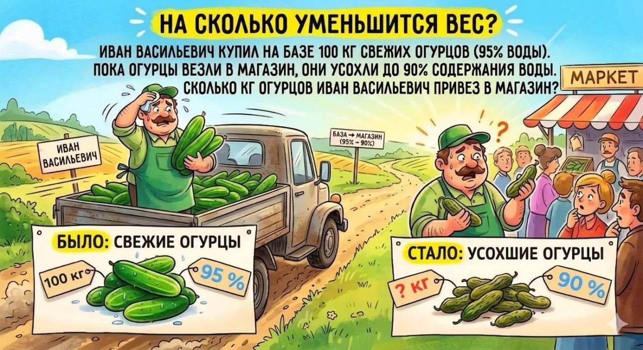 Задача, на которой ошибаются даже старшеклассники!