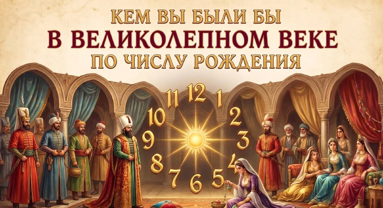 💪⭐️ Кем из героев "Великолепного века" бы вы были по дате рождения?