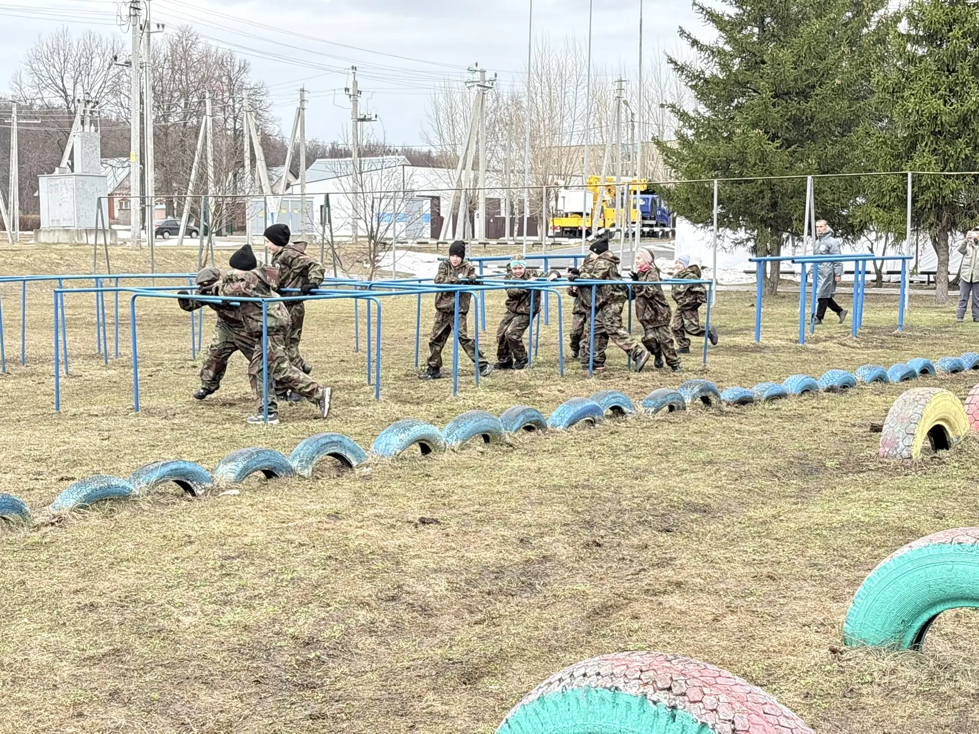 Сегодня состоялся муниципальный этап военно-патриотического конкурса «Зарница 2.0» для младшей групп