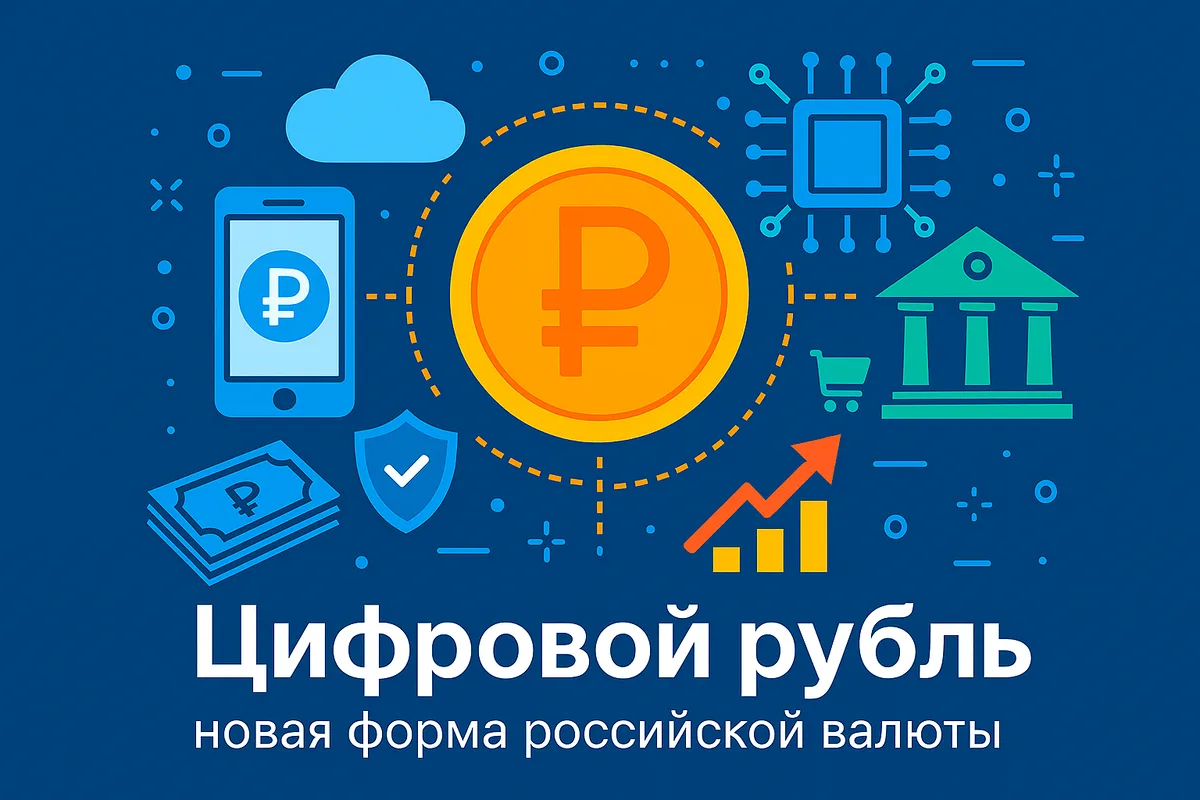 Массовое внедрение цифрового рубля начнется 1 сентября 2026 года