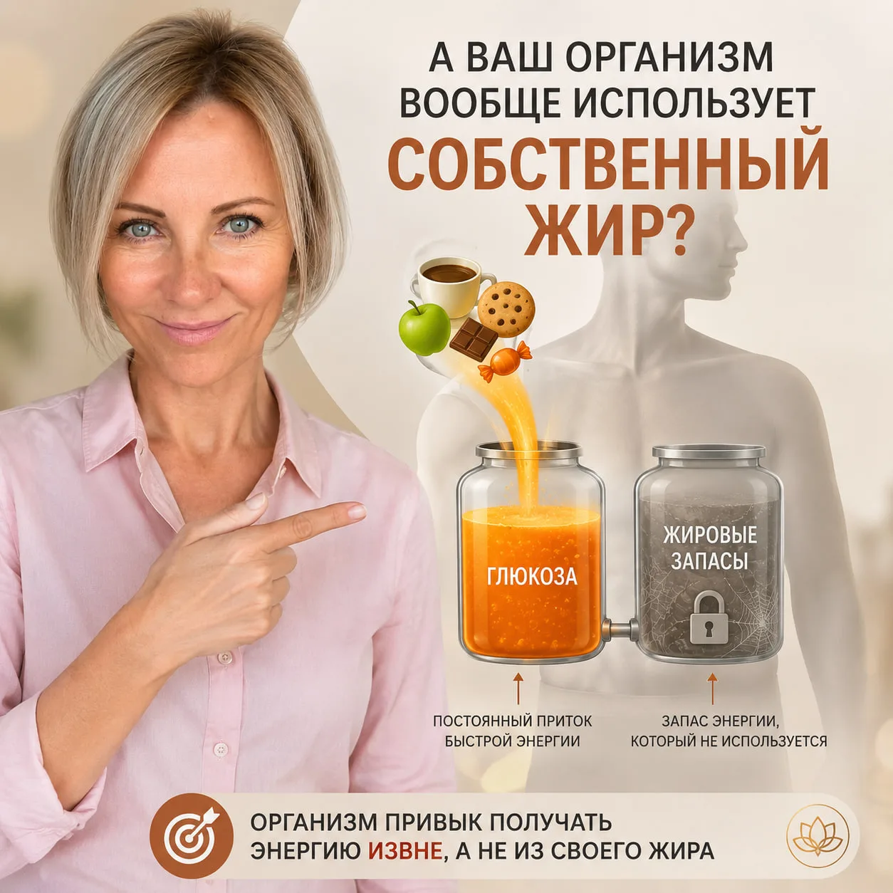 Мы с детства умеем получать энергию из разных источников: