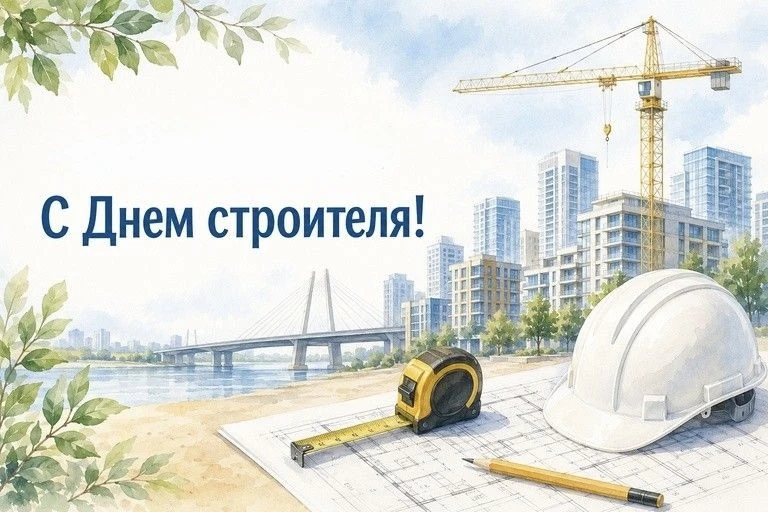 9 августа 2026 года в России отмечают 70-летие Дня строителя.🏗️